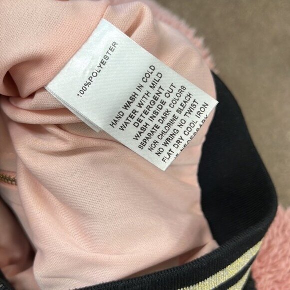 Baby Sara Faux Fur Color Blocked Bomber Jacket - Picture 9 of 9